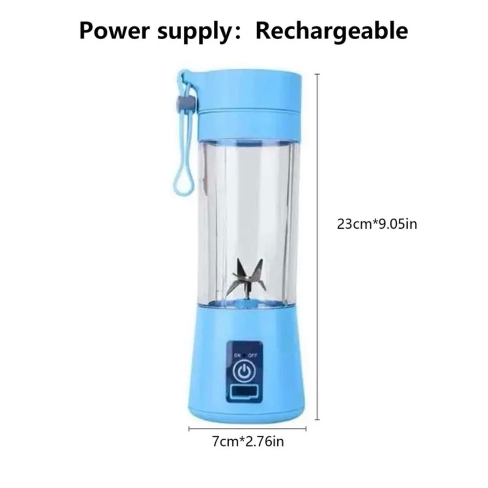 NEW PORTABLE BLENDER BLUE COLOR